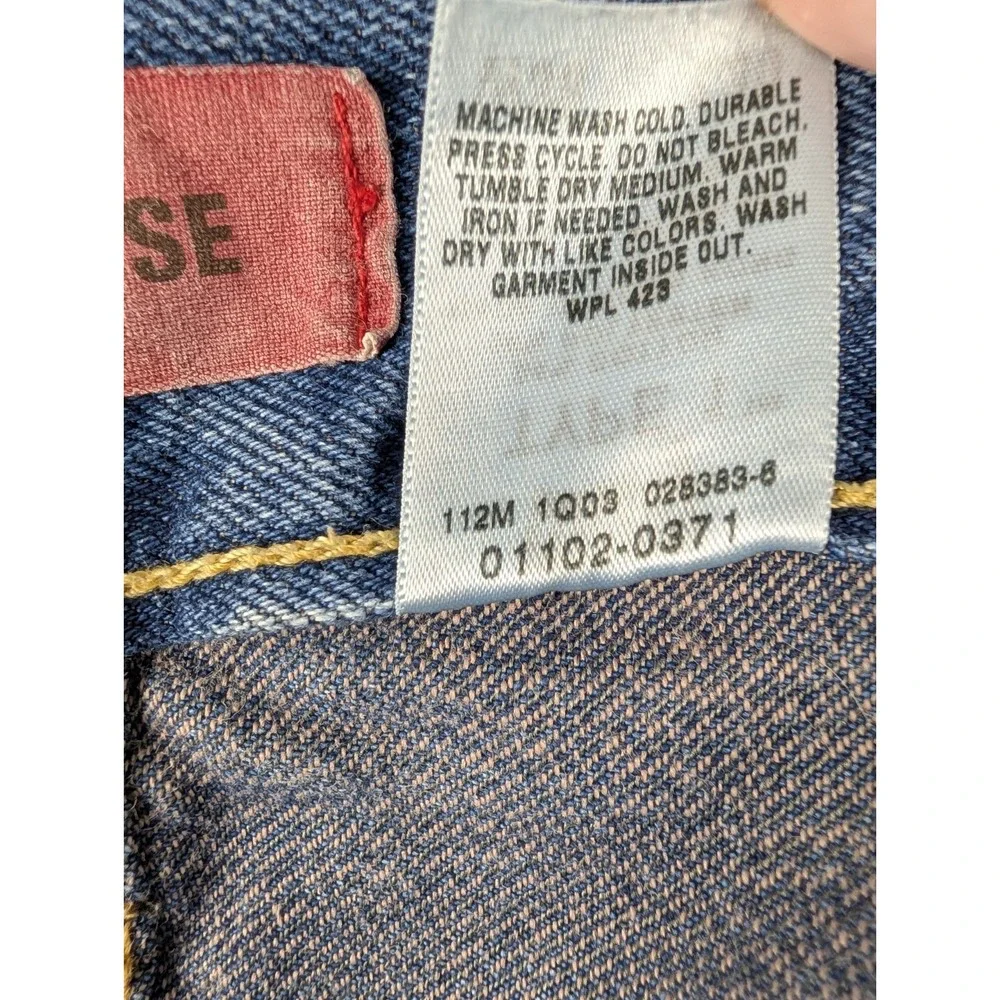 Vintage Levis Type 1 Jeans Mens 38x30 Blue Real Loose Baggy Skater Wide Leg Y2K